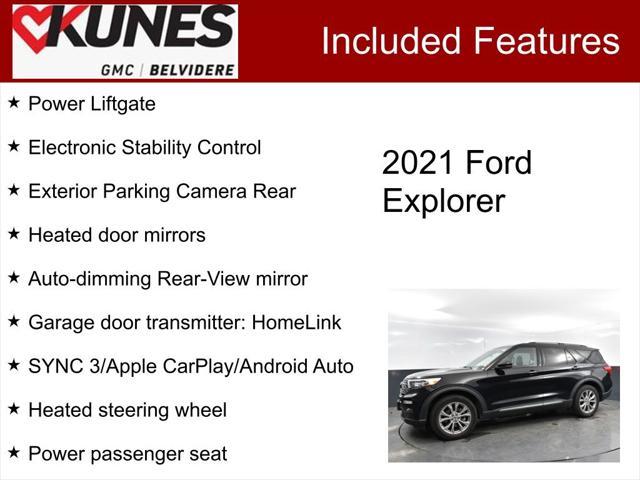 used 2021 Ford Explorer car, priced at $25,000