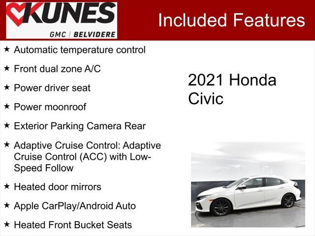 used 2021 Honda Civic car, priced at $22,000