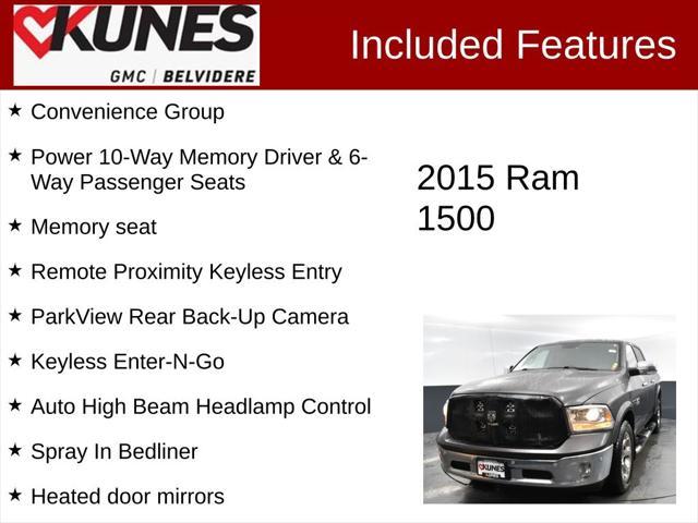 used 2015 Ram 1500 car, priced at $15,000