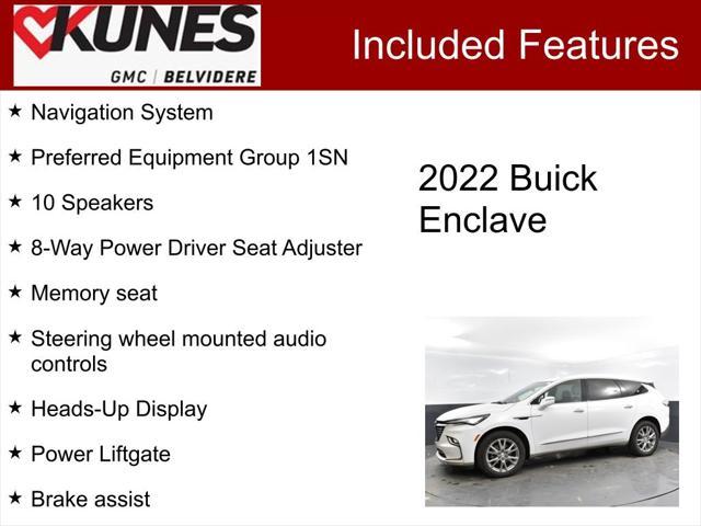 used 2022 Buick Enclave car, priced at $25,500