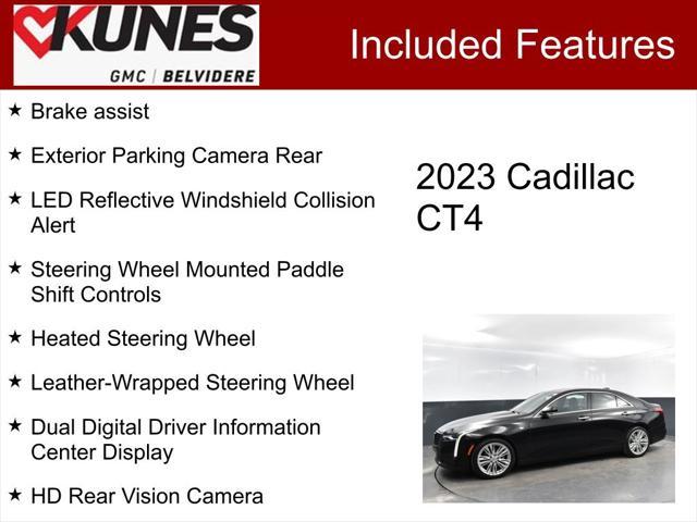 used 2023 Cadillac CT4 car, priced at $26,500