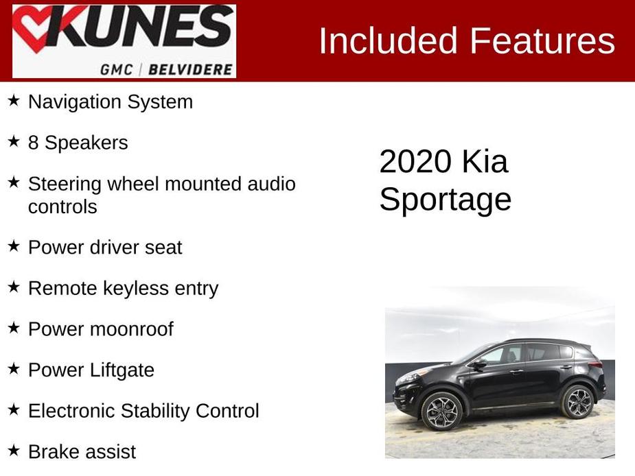 used 2020 Kia Sportage car, priced at $21,400