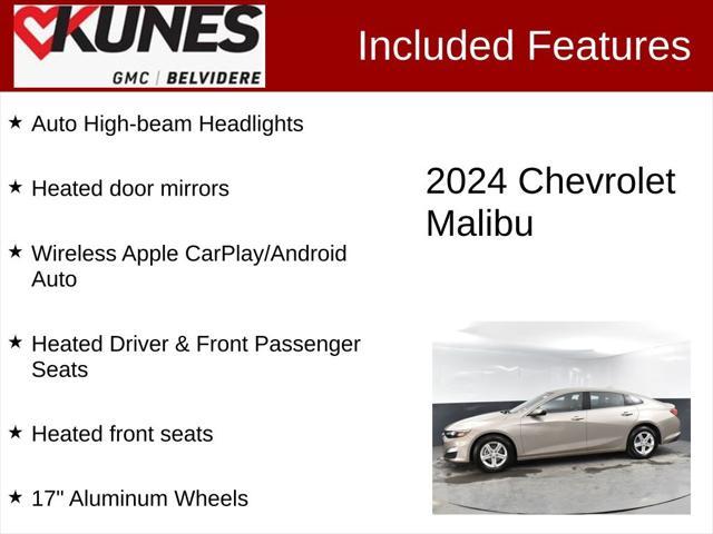 used 2024 Chevrolet Malibu car, priced at $20,500