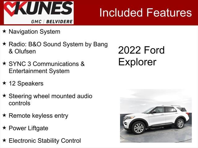 used 2022 Ford Explorer car, priced at $26,500