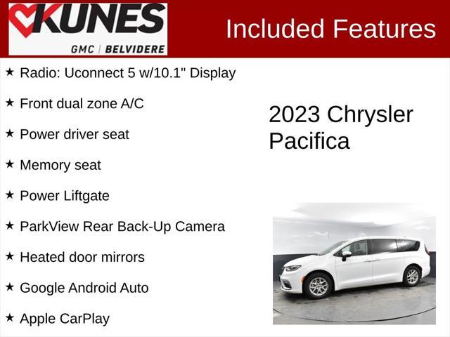 used 2023 Chrysler Pacifica car, priced at $23,500