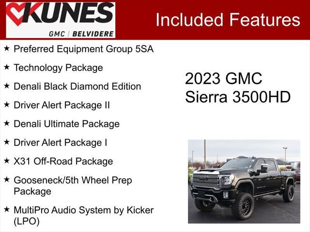 used 2023 GMC Sierra 3500 car, priced at $61,500