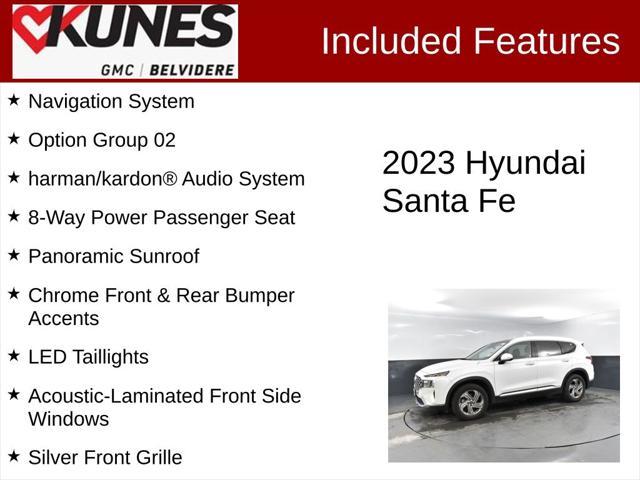 used 2023 Hyundai Santa Fe car, priced at $22,500