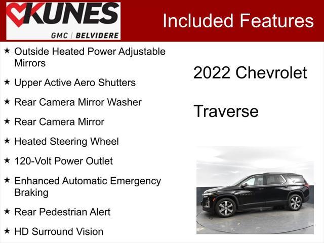 used 2022 Chevrolet Traverse car, priced at $25,500