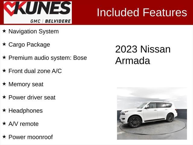 used 2023 Nissan Armada car, priced at $40,458