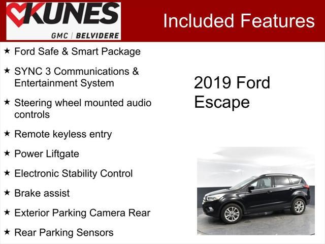 used 2019 Ford Escape car, priced at $15,500