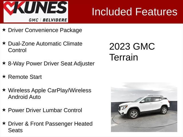 used 2023 GMC Terrain car, priced at $27,444