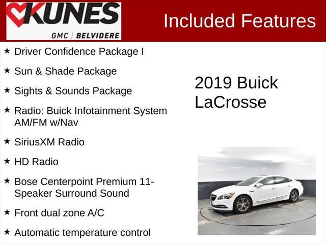 used 2019 Buick LaCrosse car, priced at $20,000