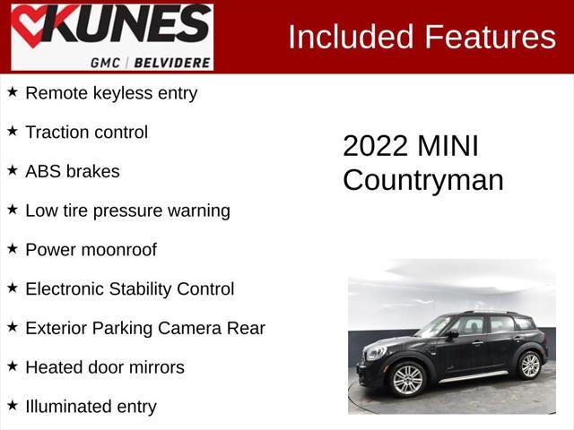 used 2022 MINI Countryman car, priced at $21,000