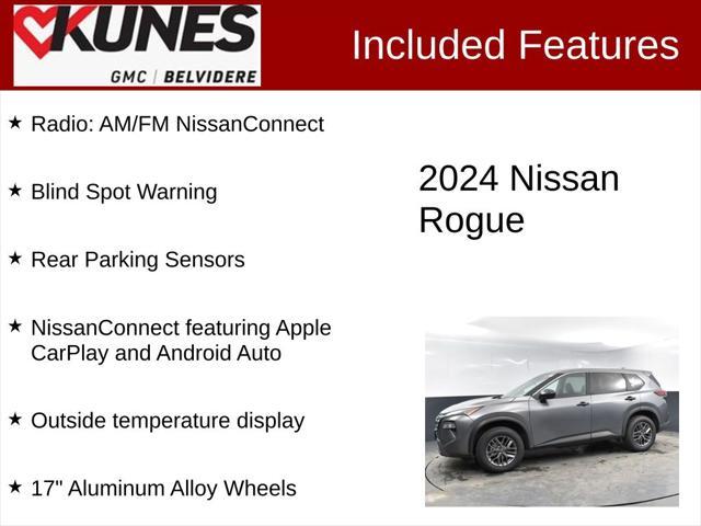 used 2024 Nissan Rogue car, priced at $22,500