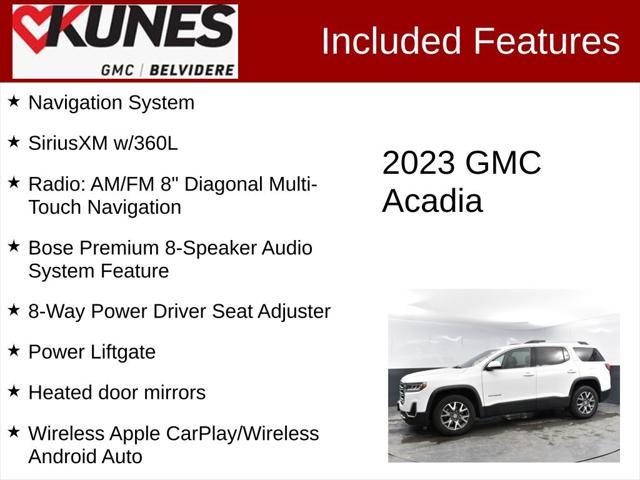 used 2023 GMC Acadia car, priced at $25,900