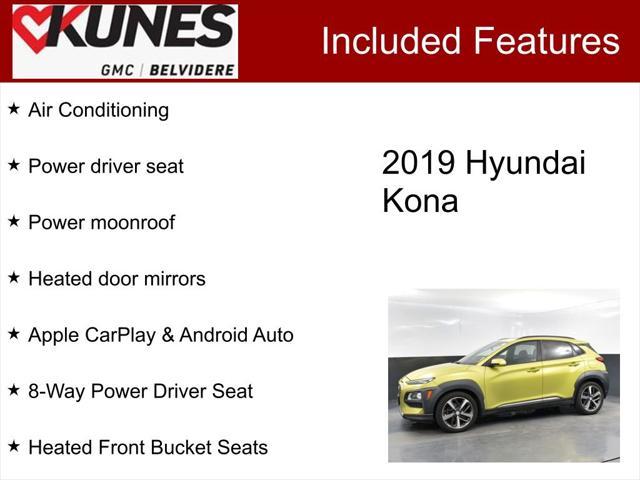 used 2019 Hyundai Kona car, priced at $17,500