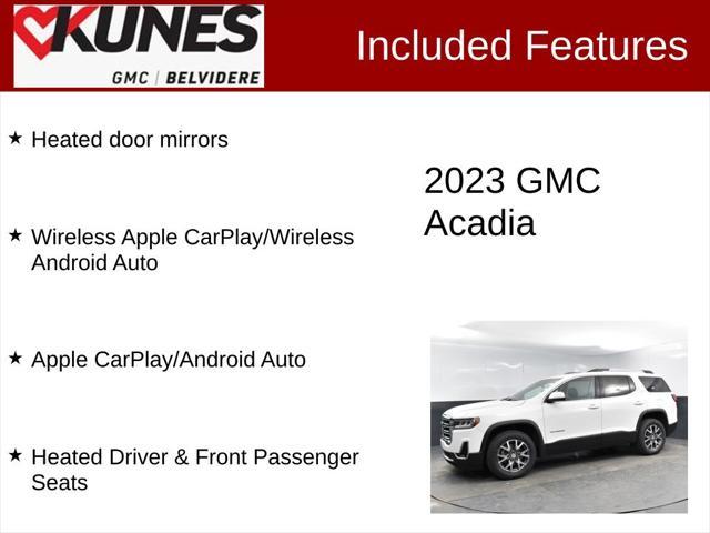 used 2023 GMC Acadia car, priced at $25,500