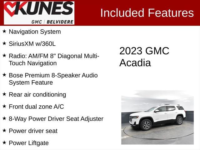 used 2023 GMC Acadia car, priced at $25,500