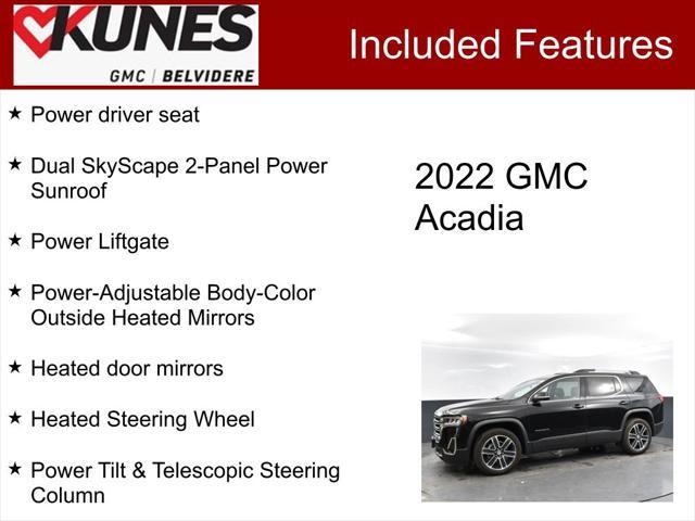 used 2022 GMC Acadia car, priced at $32,000