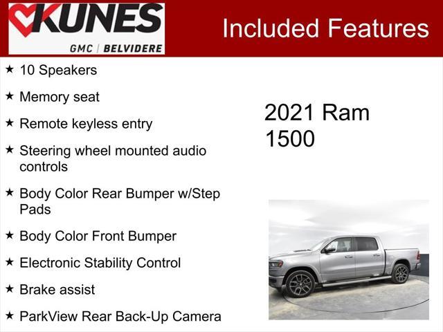 used 2021 Ram 1500 car, priced at $39,000