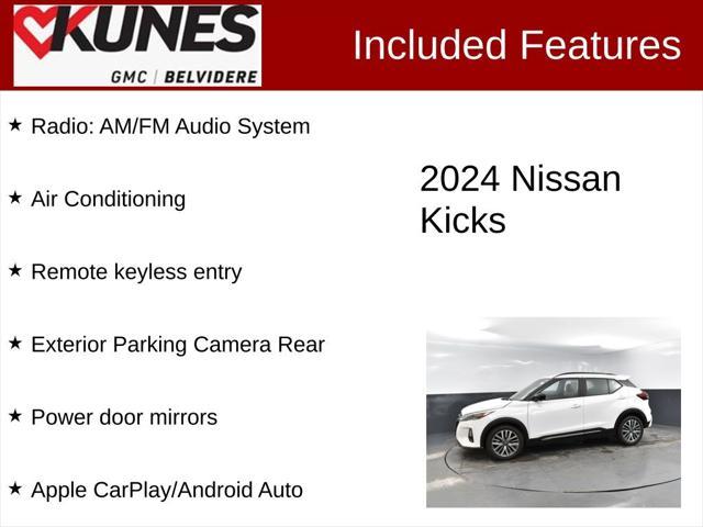 used 2024 Nissan Kicks car, priced at $21,500