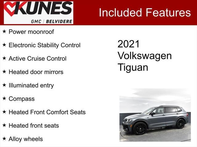 used 2021 Volkswagen Tiguan car, priced at $20,500