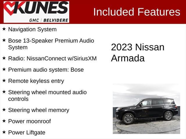 used 2023 Nissan Armada car, priced at $31,900