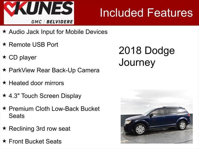 used 2018 Dodge Journey car, priced at $13,500