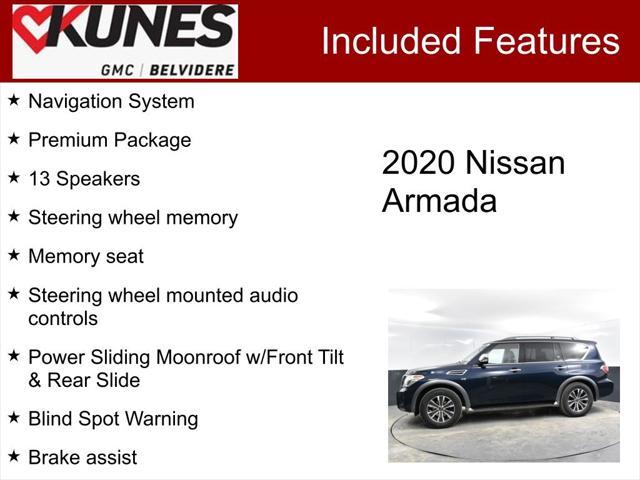 used 2020 Nissan Armada car, priced at $24,000