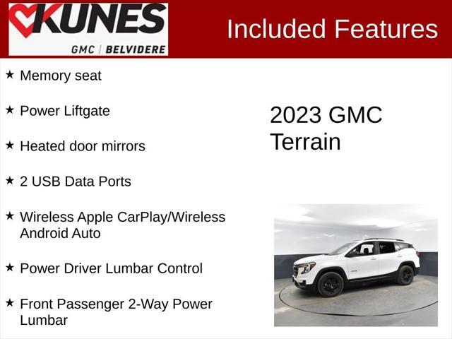 used 2023 GMC Terrain car, priced at $25,500