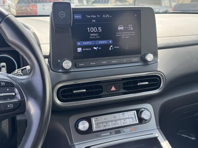 used 2022 Hyundai Kona EV car, priced at $18,595