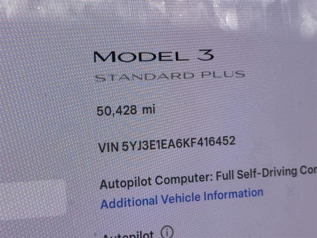 used 2019 Tesla Model 3 car, priced at $22,499