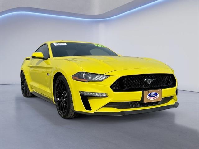 used 2021 Ford Mustang car, priced at $33,488