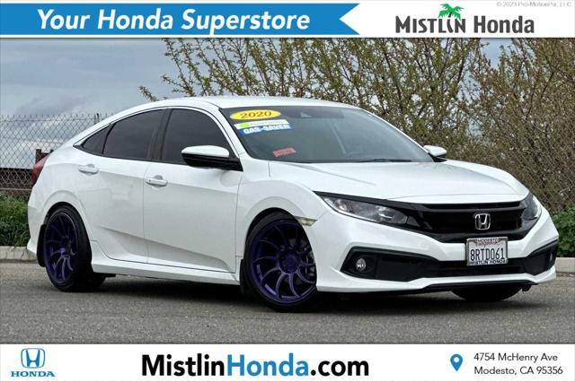 used 2020 Honda Civic car, priced at $20,384