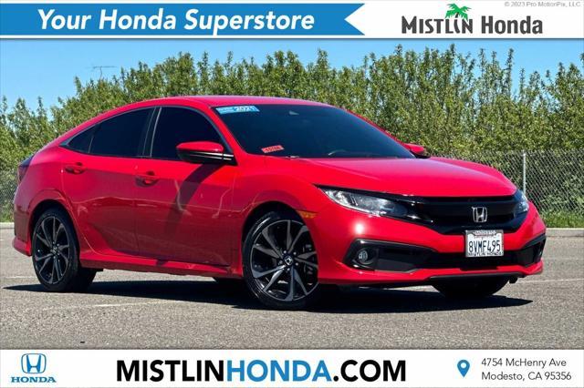 used 2021 Honda Civic car, priced at $24,382