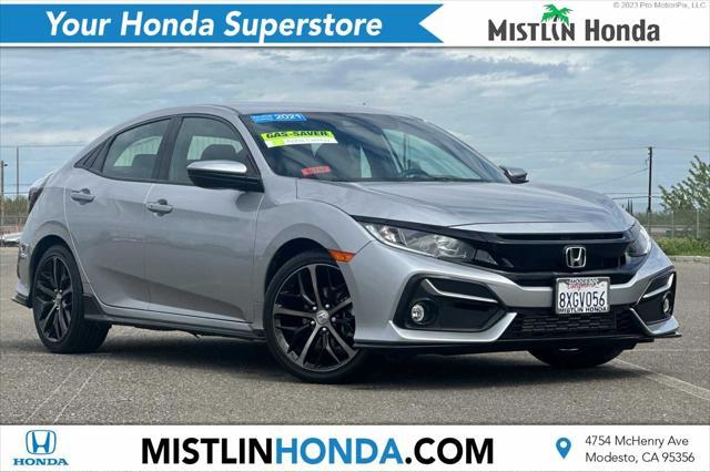 used 2021 Honda Civic car, priced at $24,382