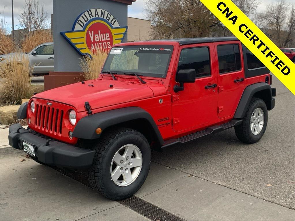used 2018 Jeep Wrangler JK Unlimited car, priced at $20,980