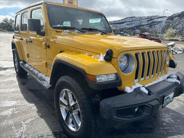 used 2020 Jeep Wrangler Unlimited car, priced at $31,591