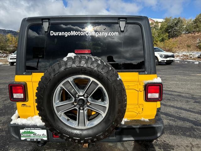 used 2020 Jeep Wrangler Unlimited car, priced at $31,591