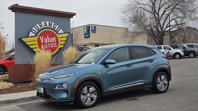 used 2020 Hyundai Kona EV car, priced at $15,780