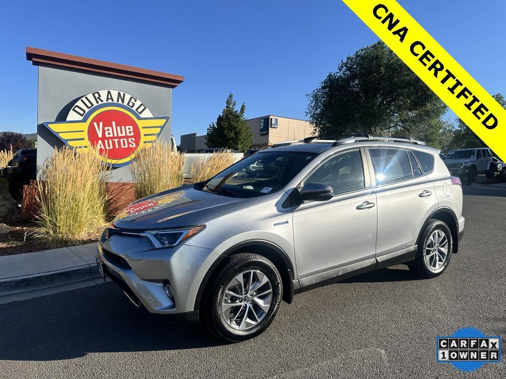 used 2018 Toyota RAV4 Hybrid car, priced at $23,672