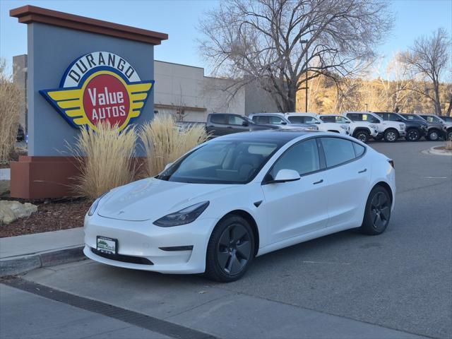 used 2022 Tesla Model 3 car, priced at $26,790