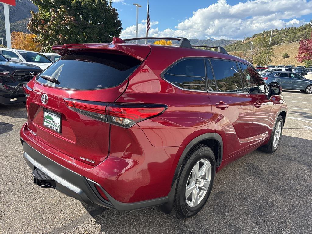 used 2021 Toyota Highlander car, priced at $27,480