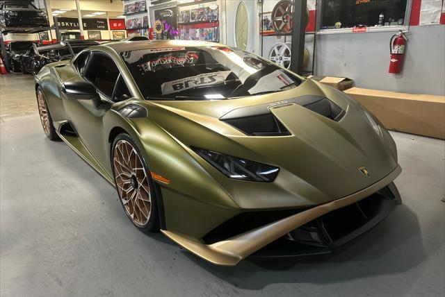 used 2022 Lamborghini Huracan STO car, priced at $359,999