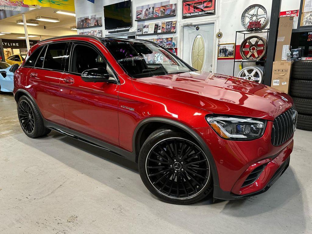 used 2020 Mercedes-Benz AMG GLC 63 car, priced at $56,999
