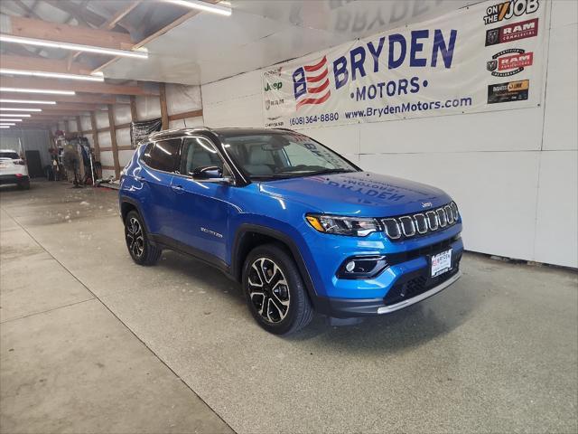 used 2022 Jeep Compass car, priced at $27,486