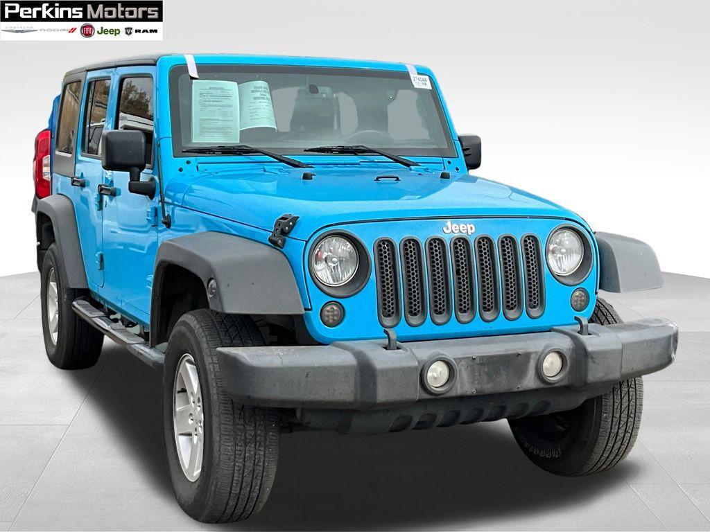 used 2017 Jeep Wrangler Unlimited car, priced at $21,594