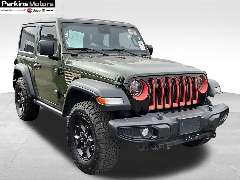 used 2021 Jeep Wrangler car, priced at $37,218