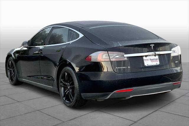 used 2015 Tesla Model S car, priced at $18,858