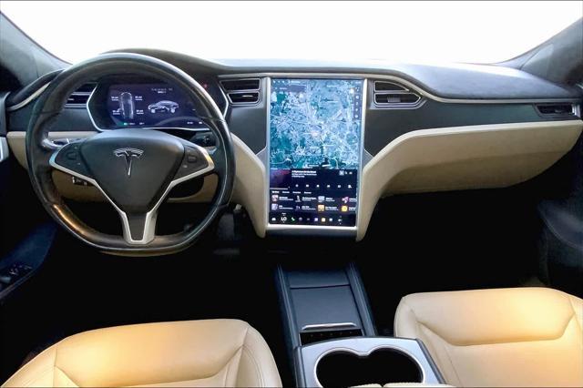 used 2015 Tesla Model S car, priced at $18,858